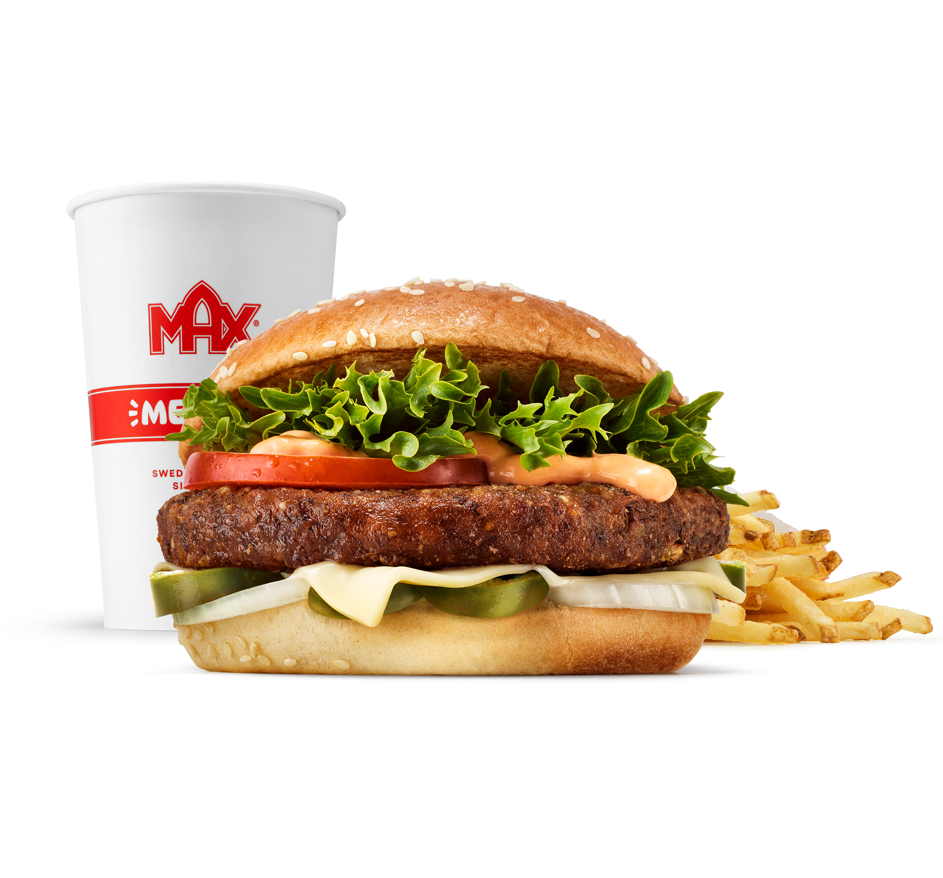 Mung Bean Burger-meny