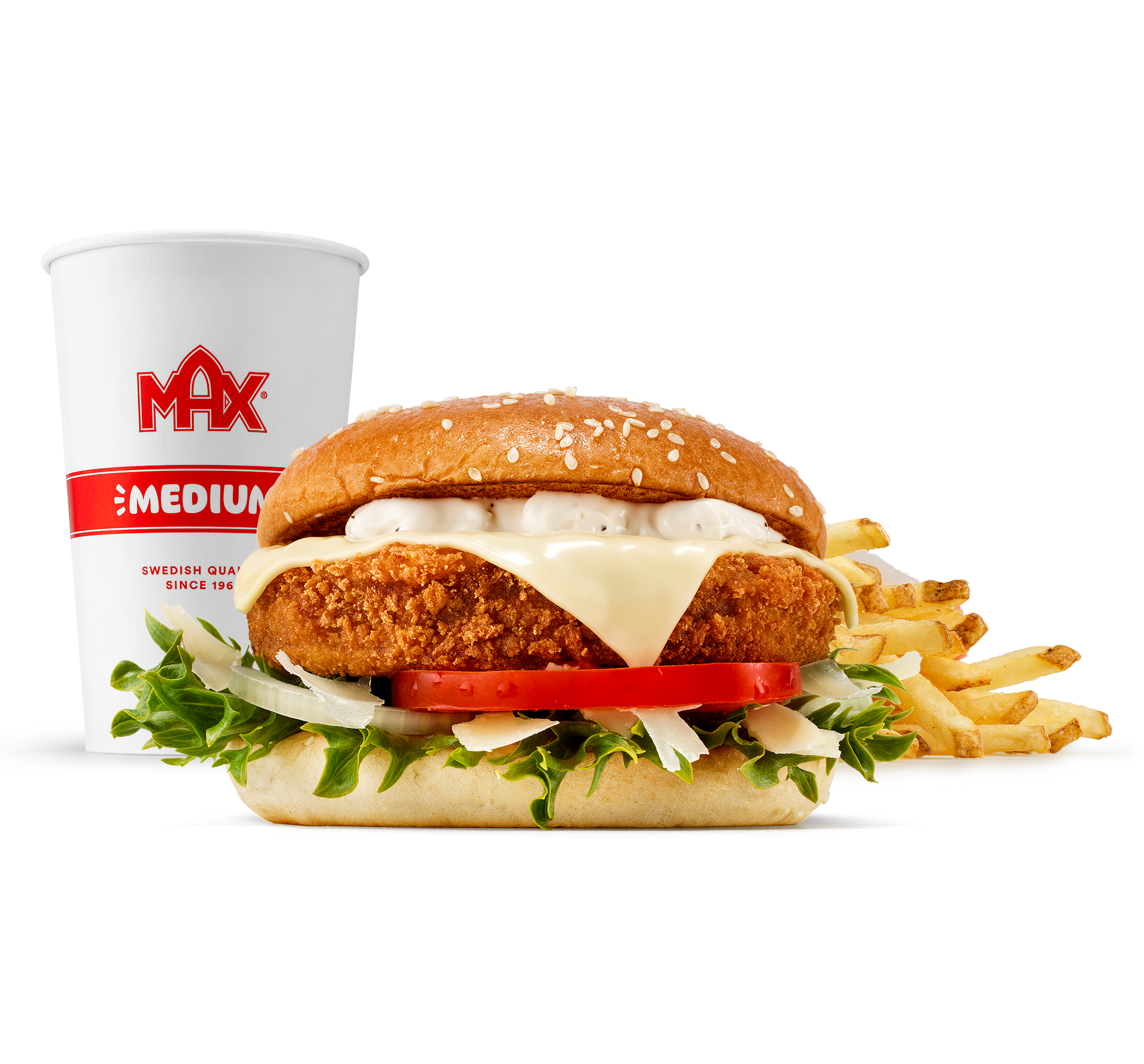 Crispy Supreme Parmesan meny