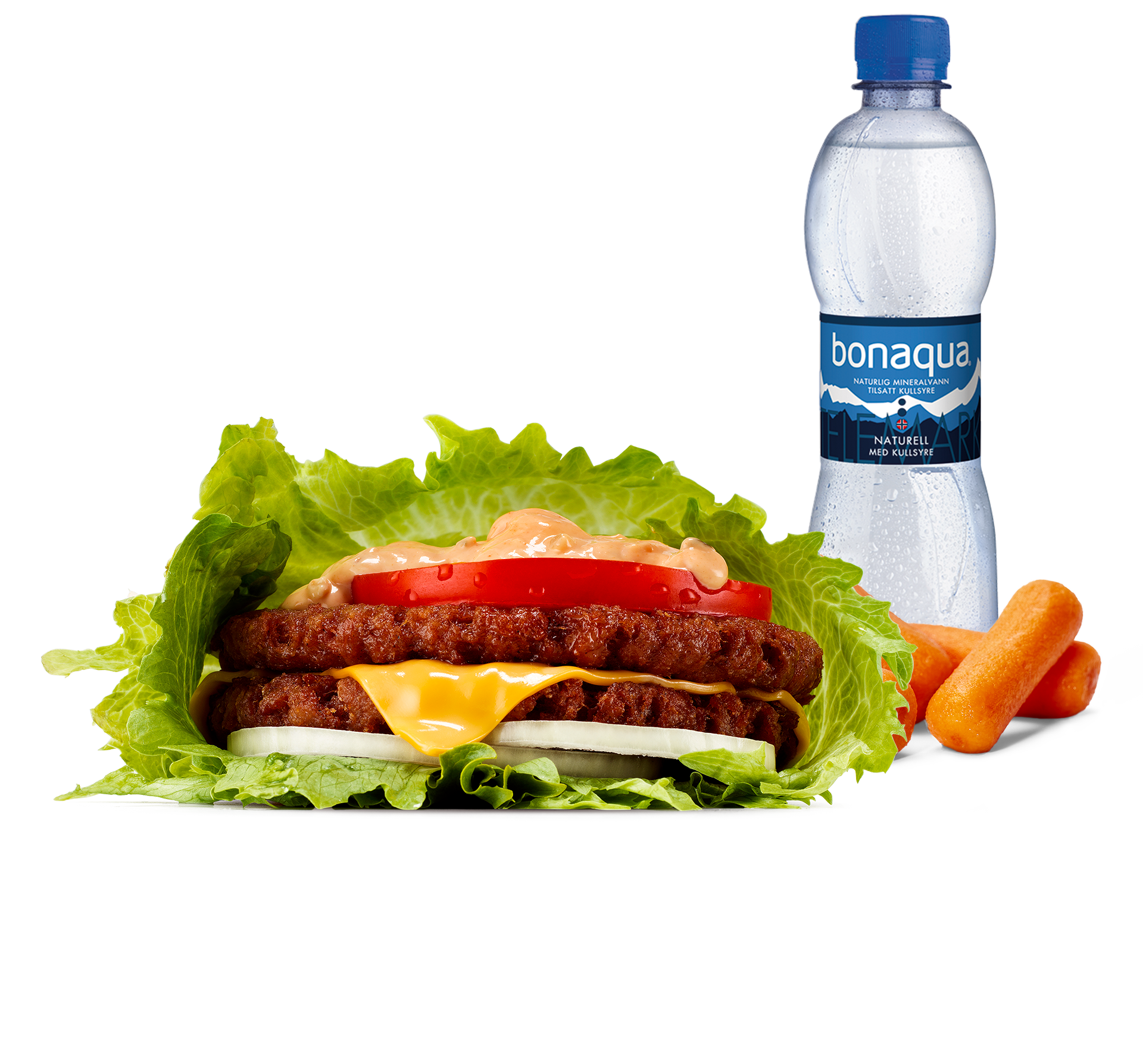 Salad Wrap Plant Beef meny