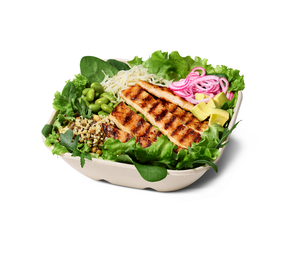 Grilled Chicken Sesame Ginger Salad Bowl