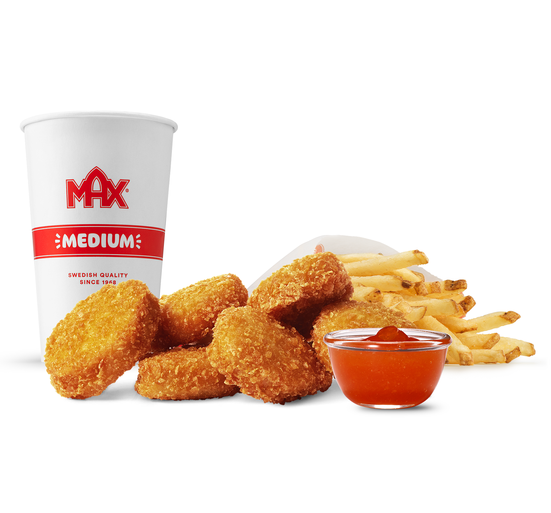 Crispy nuggets-meny