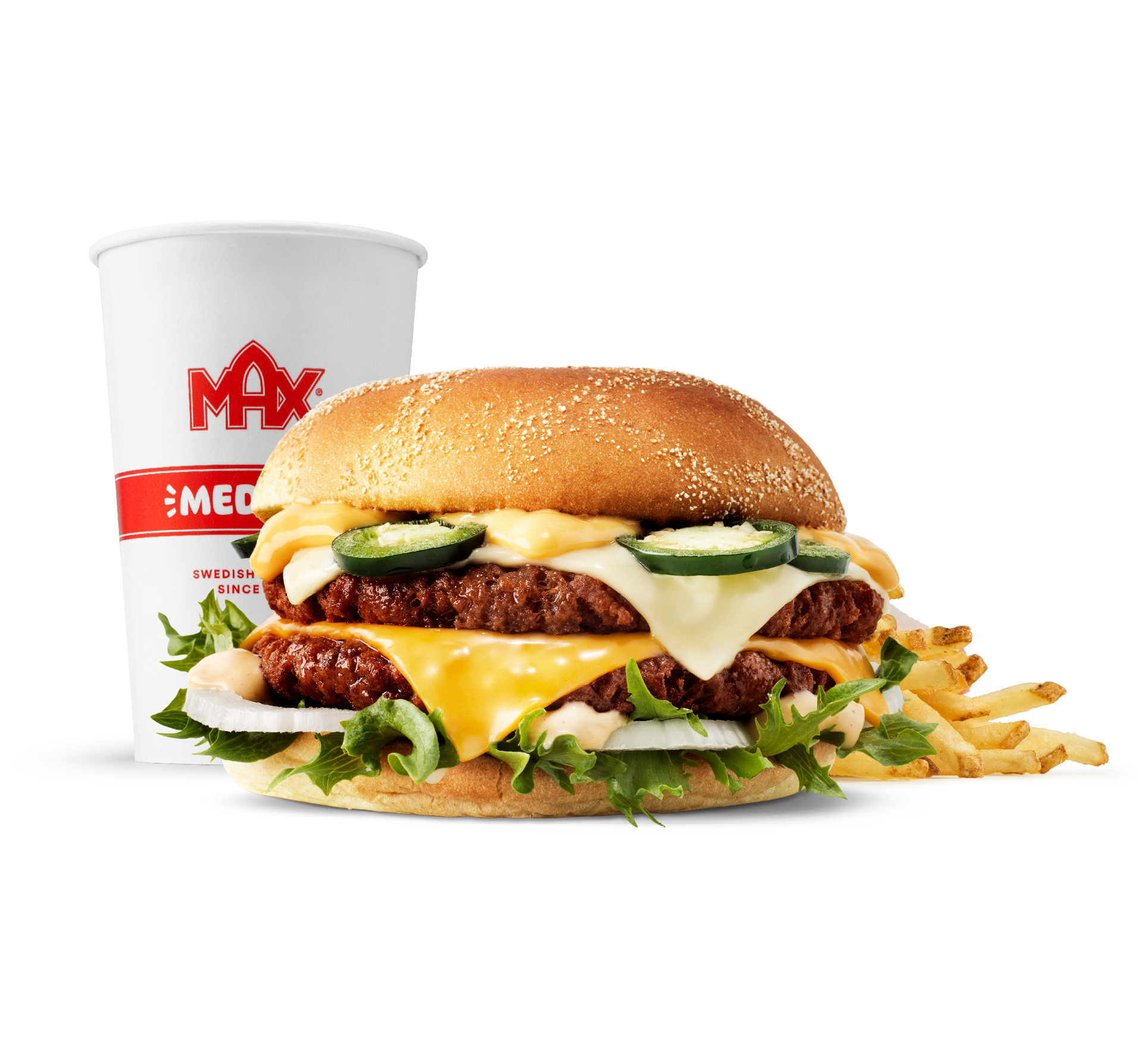 Frisco Cheese 'n' Jalapeño Plant Beef​-meny