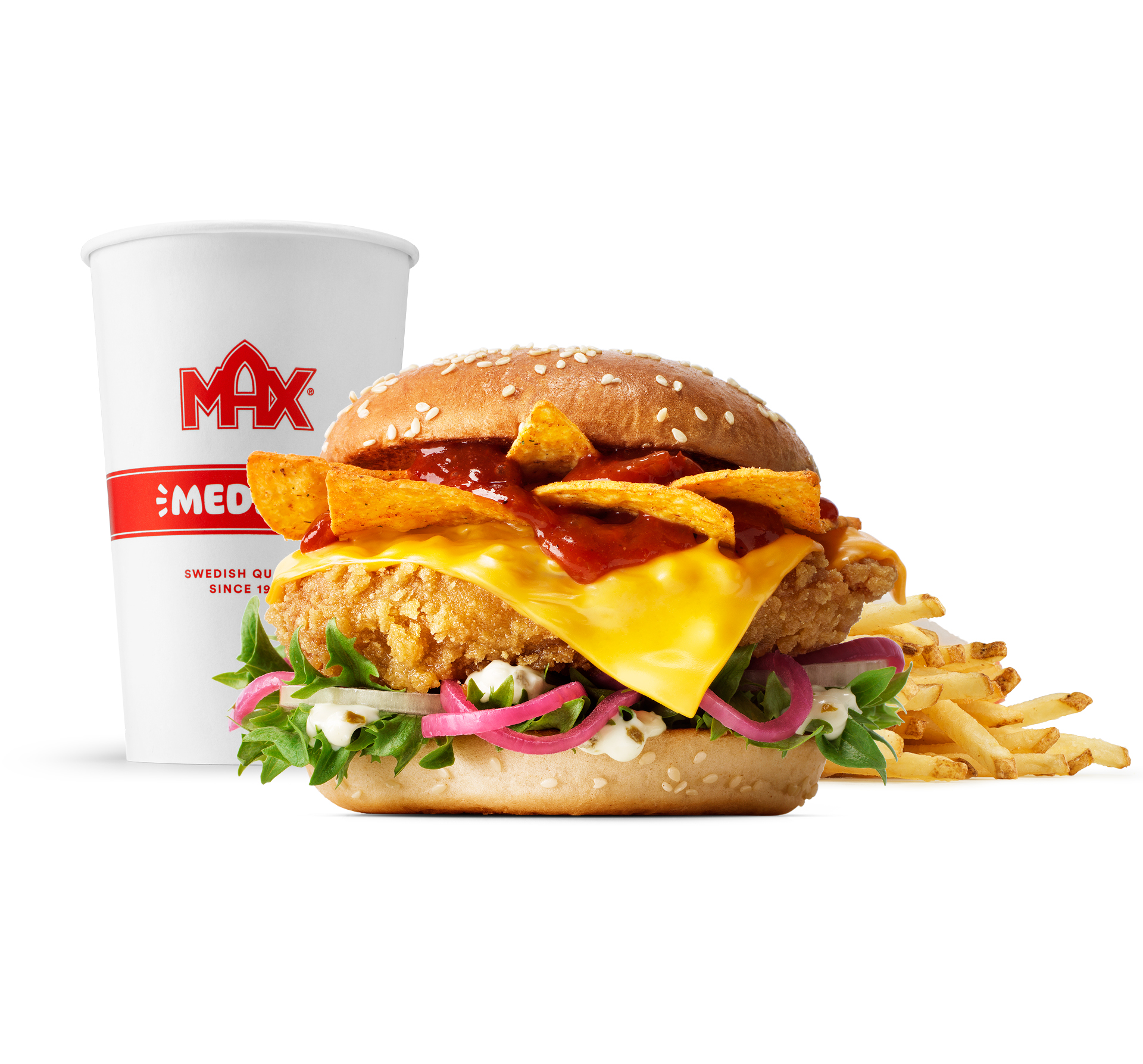 Crunchy Nacho Grand Chicken meny