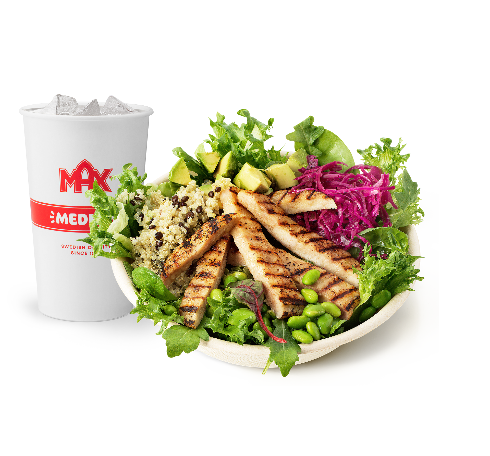 Grilled Chicken Salad Bowl-meny