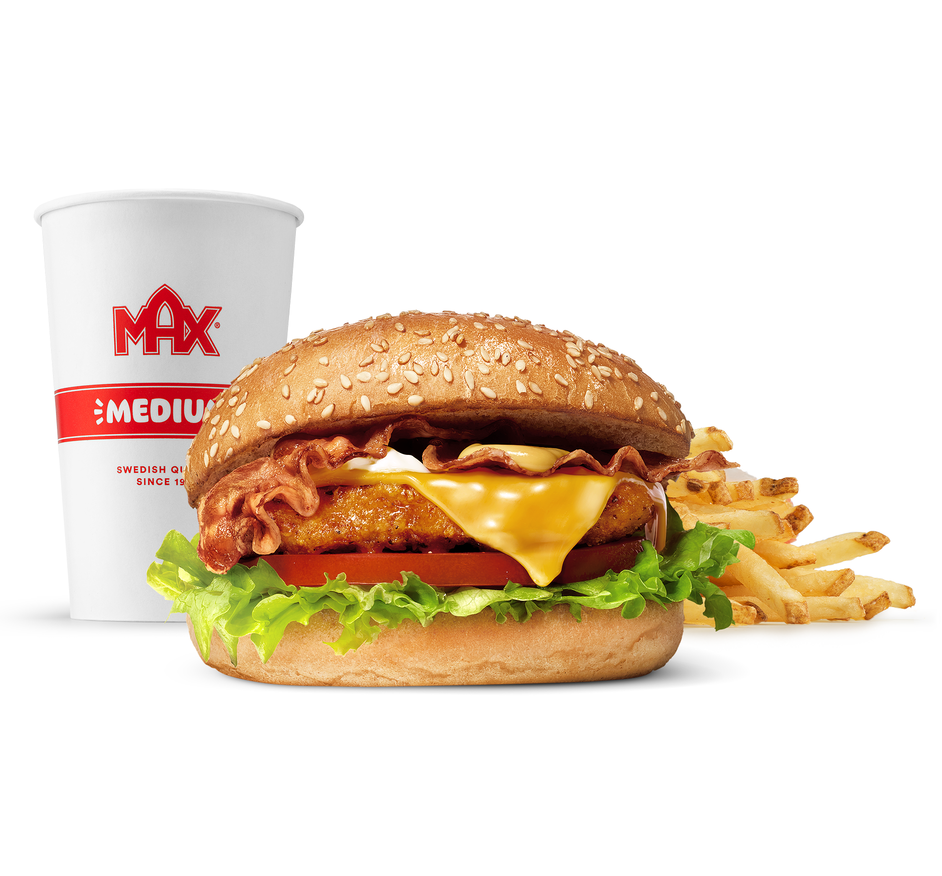 Crispy Chicken 'n' Bacon-meny