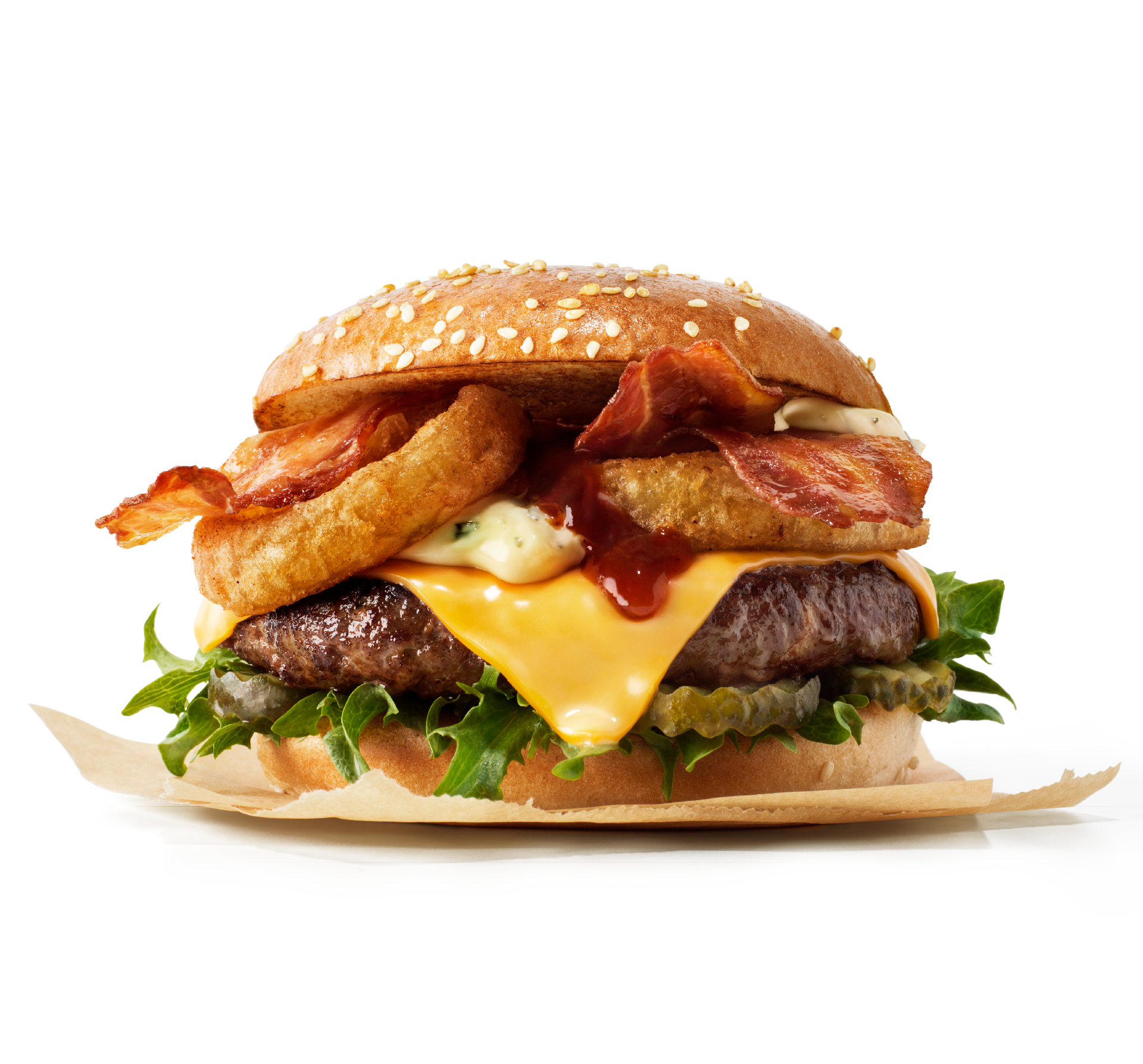 Chili BBQ Bearnaise burger