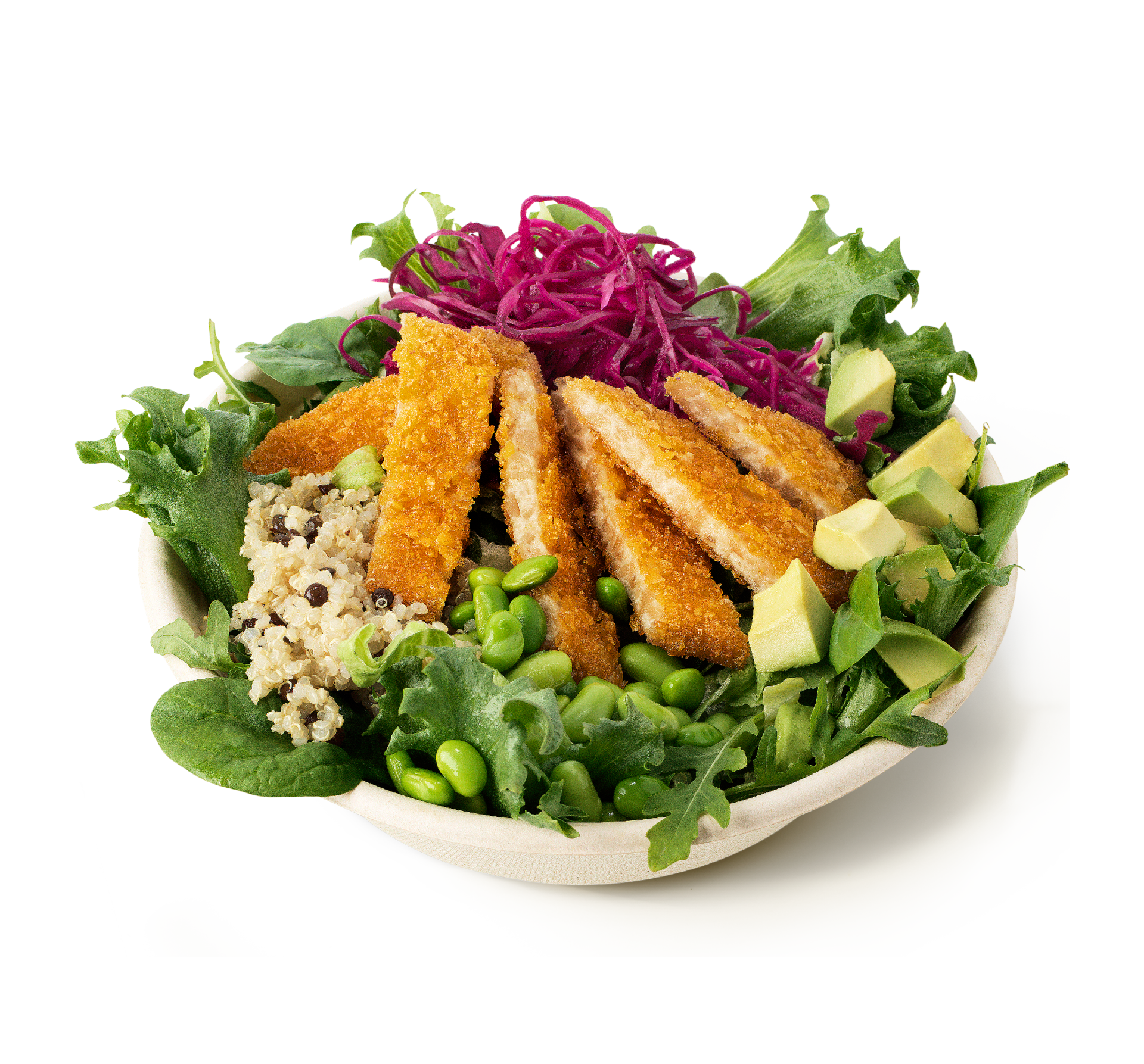 Crispy No Chicken Salad Bowl