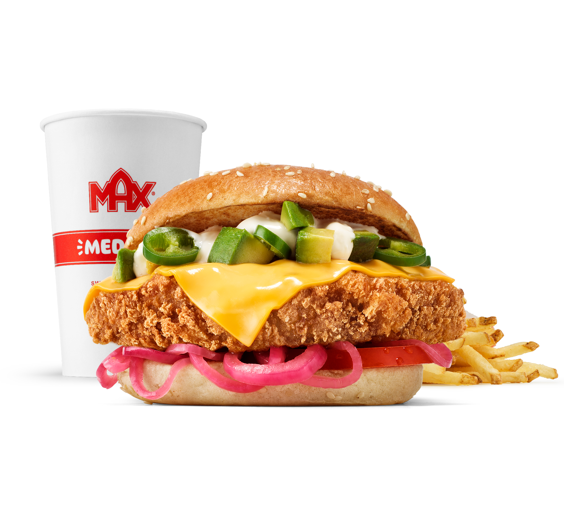 Spicy Avocado Crispy Supreme-meny