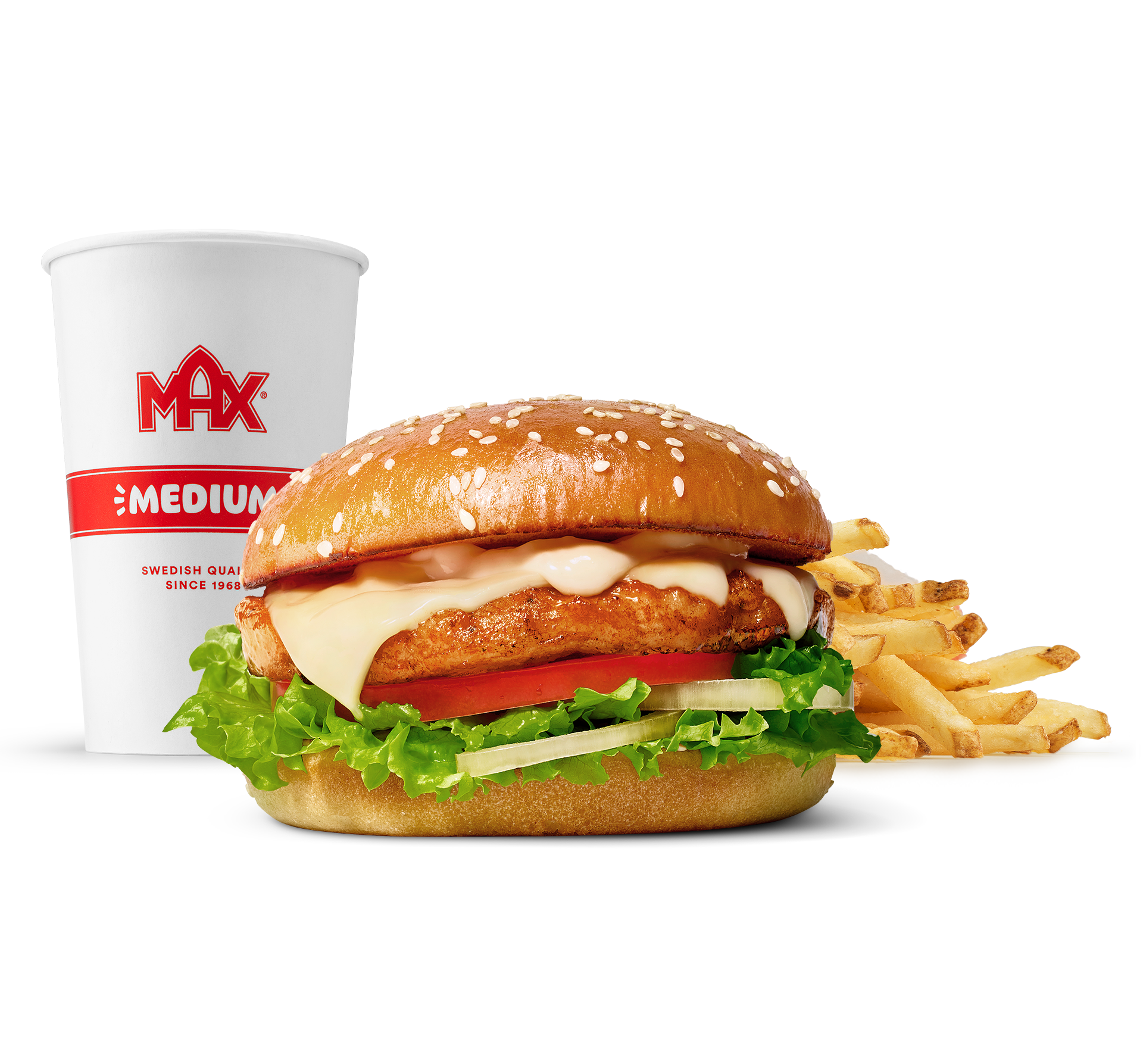 Grilled Chicken Burger-meny