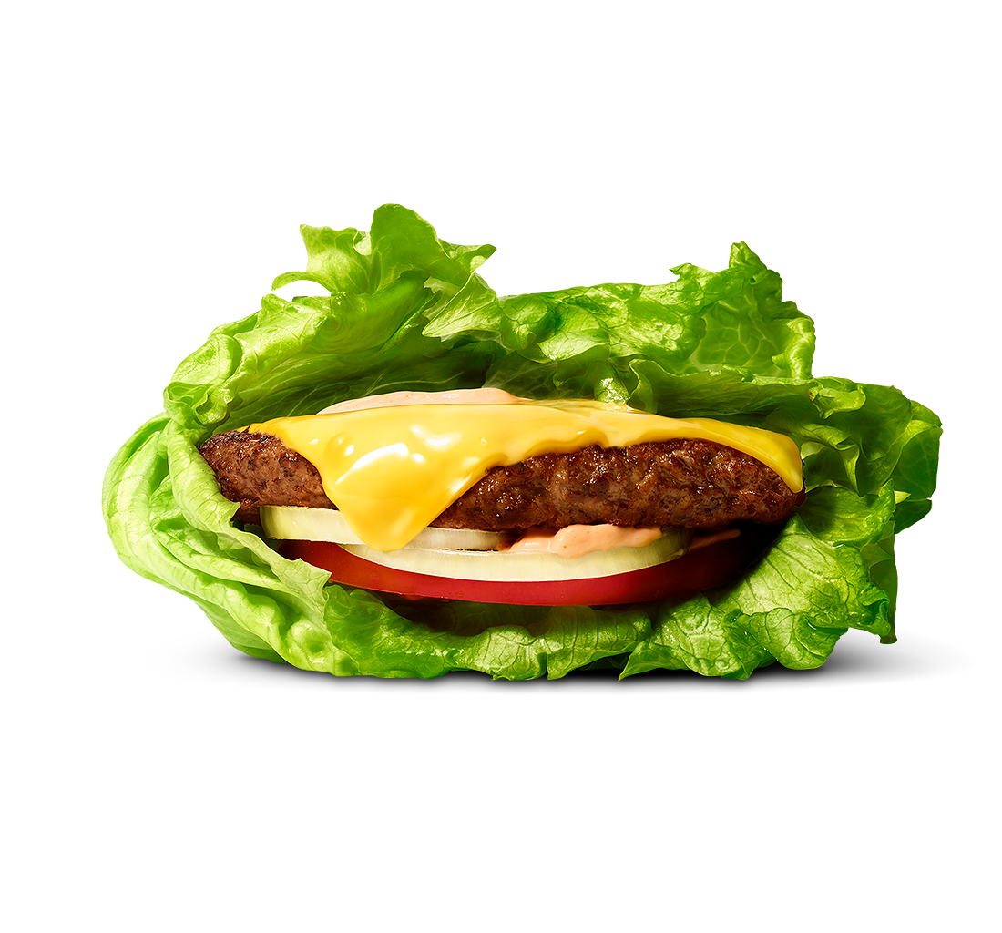Salad wrap burger